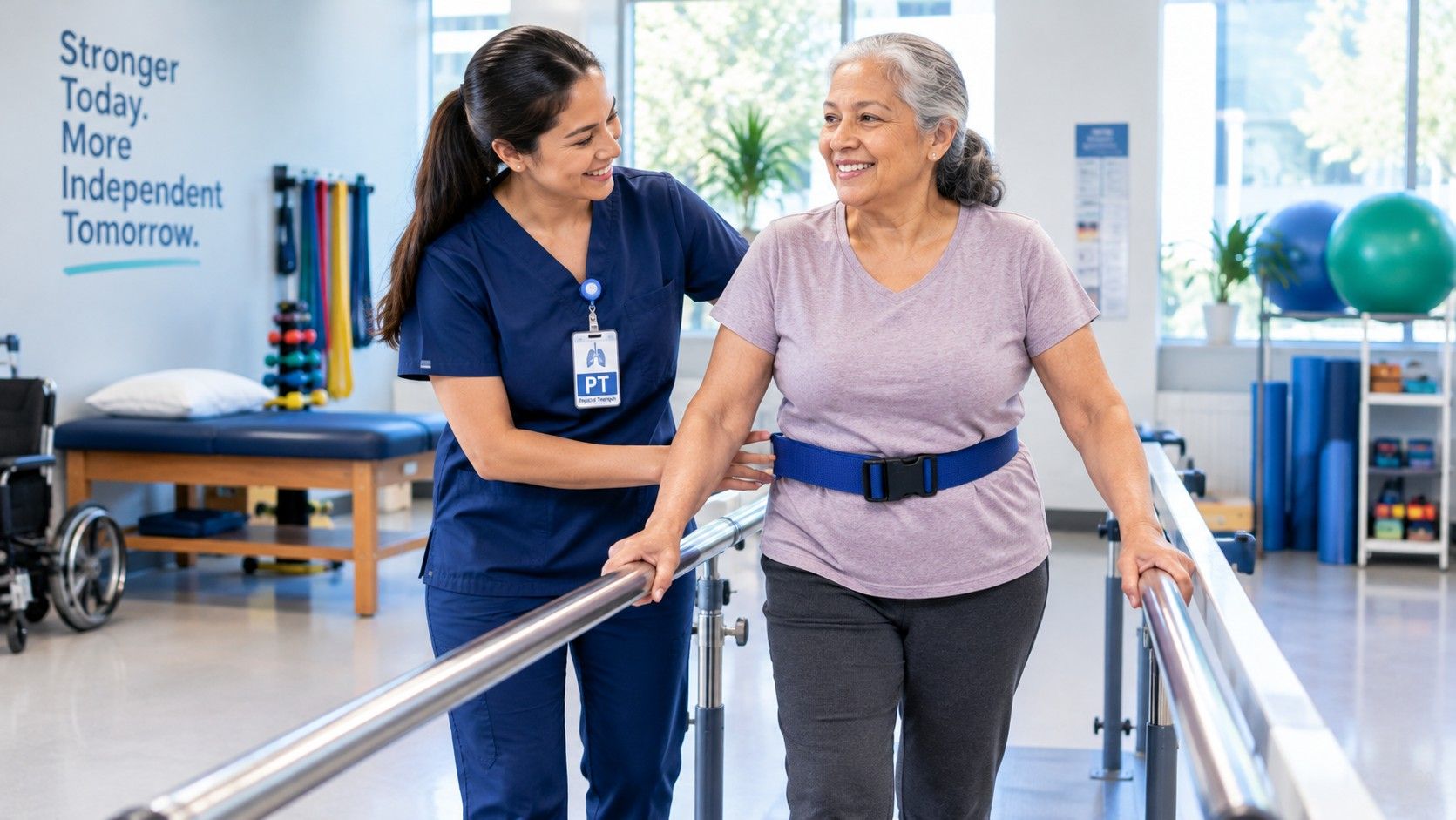 Physical therapist assisting a patient during rehabilitation in Los Angeles.jpeg