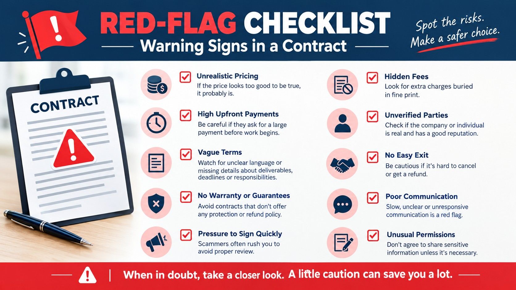 Travel nurse agency red flags checklist to watch before signing..jpeg